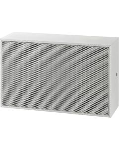 Enceinte Public adress, 100 V, 2 x 6 W, murale, A/B, EN54, blanche