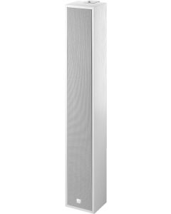 Colonne sonore Public adress, 100 V, 60 W, 2 voies, blanche