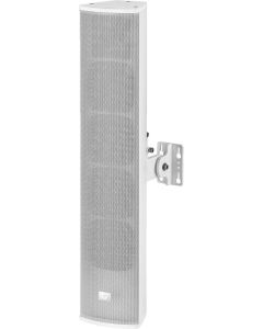 Colonne sonore Public adress, 100 V, 20 W, IP66, blanche