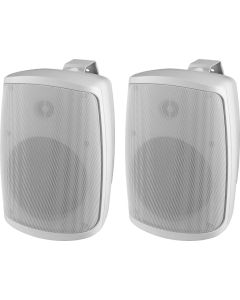 Enceinte Public adress, 100 V / 8 Ω, 100 W, intérieur et extérieur, IP65, (paire), blanches