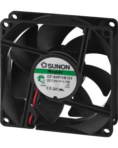 Ventilateur axial 56 m_/h, 12 V=