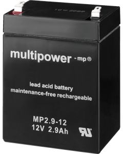 Batterie / Accu au plomb, rechargeable, 12 V, 2,9 Ah