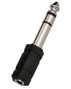 Adaptateur jack 6,35 mâle stéréo / jack 3,5 femelle stéréo