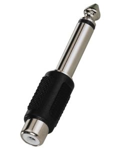 Adaptateur jack 6,35 mâle mono / RCA femelle