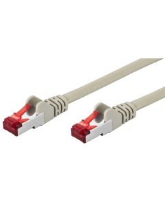 Câble réseau Ethernet RJ45, Cat-6, S/FTP, 0,5 m, blindage multiple