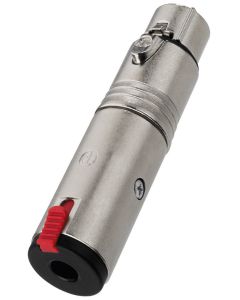 Adaptateur XLR / jack 6,35 femelle stéréo - NEUTRIK