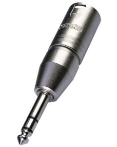 Adaptateur XLR / fiche jack 6,35 mâle stéréo, NEUTRIK