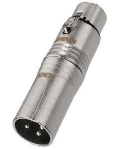 Adaptateur XLR 3 pôles mâle / XLR 5 pôles femelle - NEUTRIK