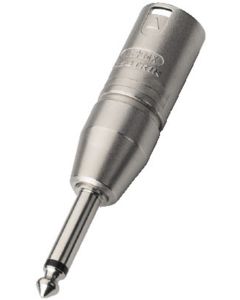 Adaptateur XLR / jack 6,35 mâle mono - NEUTRIK