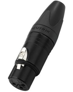 Fiche XLR femelle, 3 pôles - NEUTRIK