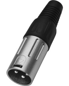 Fiche XLR mâle, 3 pôles