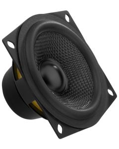 Haut-parleur large bande, 3", 20 W, 4 Ω, Hi-Fi, avec membrane Kevlar, noire