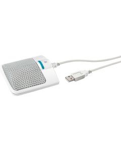 Micro surface éléctret semi-cardioïde, USB, blanc