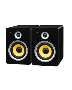 Enceinte active 6,5", 2 x 50 W, (paire), stéréo, 2 voies, noires