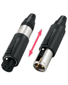 Fiche XLR femelle ou mâle, 3 pôles - NEUTRIK