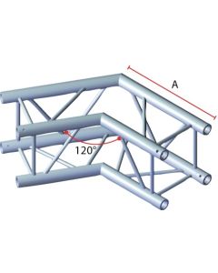 Angle 2 départs 120° pour structure carrée