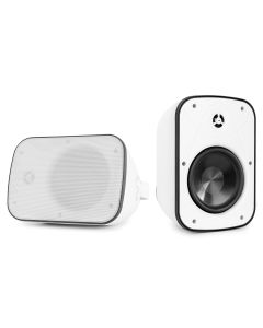 Enceinte Public adress, 8 Ω, 120 W, intérieur et extérieur IPX5, (paire), blanches - BD50W