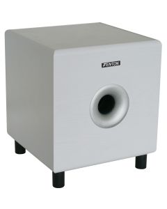 Enceinte subwoofer active 8", 200 W, blanche - SHFS08W