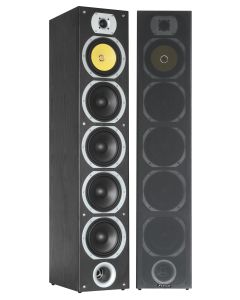 Enceinte colonne 6,5", 4 x, 600 W, Hi-Fi, (paire), noires - SHFT57B