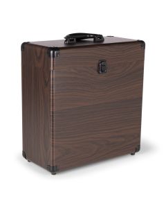 Valise pour disques vinyl, bois - RC32