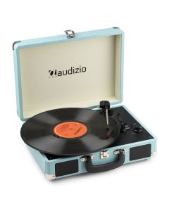 Platine disque avec entrée/sortie BT, USB, bleue  - RP116BL