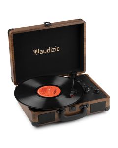 Platine disque avec entrée/sortie BT, USB, bois  - RP116W