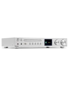 Radio internet avec amplificateur, lecteur CD, BT, DAB+, FM, 2 x 50 W, aluminium - Bolzano