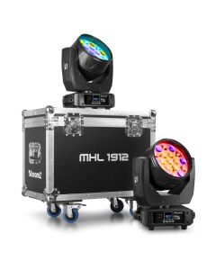 Set de 2 x lyre wash 19x12W 4en1, zoom, MHL1912