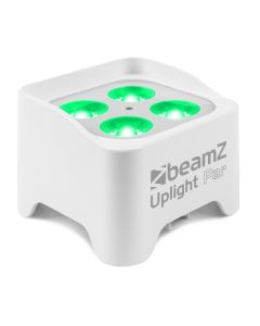 PAR à LED sur batterie, 4 x 4 W 4-en-1 RGB-UV, blanc - BBP90W