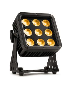 Projecteur architectural à LED 9 x 8 W 4-en-1 RGBA, DMX, IP65 - Star Color 75