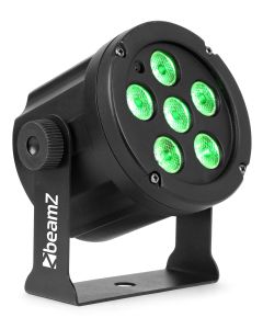 PAR à LED 6 x 3 W, plat, 3-en-1 RGB, DMX - SLIMPAR30