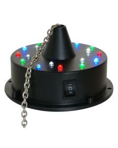 Moteur boules à facettes, sur batterie, avec 18 LEDs de couleur - MBW18LED