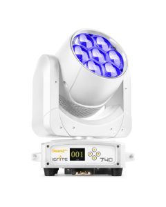 Lyre Wash avec zoom 7 x 40W RGBW, couleur blanche - IGNITE740WH