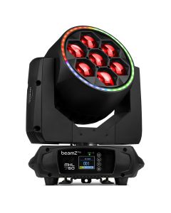 Set de 2 x Lyre LED wash 7 x 60W Bee Eye RGBW 4en1, effet AURA, 66 canaux DMX - MHL760