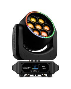 Lyre LED wash 7 x 60W Bee Eye RGBW 4en1, effet AURA, 66 canaux DMX - MHL760