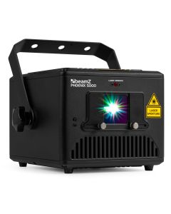 Laser 16 millions de couleurs, 5W RGB, scanner 30K, ILDA- Phoenix 5000