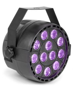 Jeu de lumière PartyPar, UV, 12 x LEDs 1 W, DMX