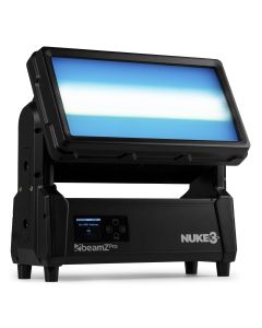 Stroboscope + wash LED motorisé, IP65, 960W blanc froid + 864 LED RGB, frost électronique, pixel control, NUKE3