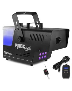 Machine à fumée 1800 W, effet LED avec programmateur - Rage1800LED