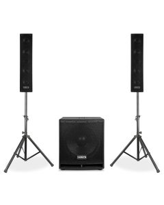 Système triphonique actif, 12" + 2 x 8", 800 W, lecteur multimédia - VX880BT