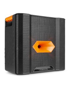 Sono transportable, 8", 180 W, mixeur, lecteur multimédia, BT, batterie - ROCK300