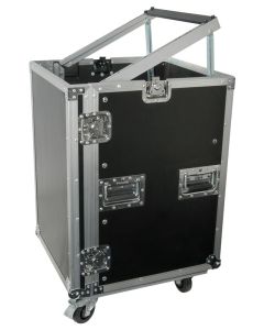 Flightcase 19", 16U, sur roulettes - PD-F16U8