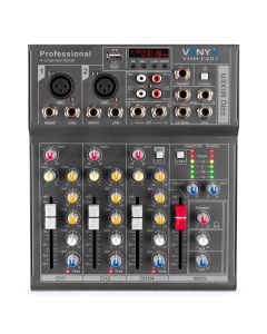 Table de mixage 4 canaux, USB/MP3 - VMM-F401