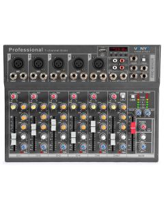 Table de mixage 7 canaux, USB/MP3 - VMM-F701