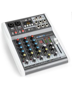 Table de mixage 4 canaux, USB/MP3 avec multi-effets - VMM-K402