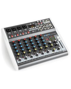 Table de mixage 8 canaux, USB/MP3 avec multi-effets - VMM-K802