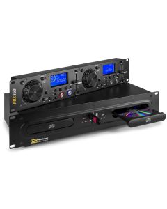 Lecteur CD, double CD/MP3/USB rackable - PDX350