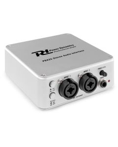 Interface audio, USB 2 canaux, DI-Box, préampli phono - PDX25