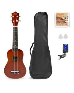 Pack Ukulele 21", set, foncé - UKEY