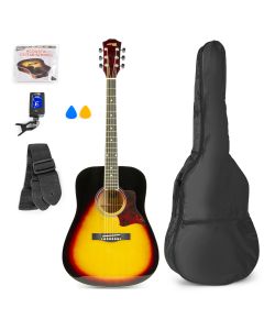 Pack guitare SoloJam Western, sunburst